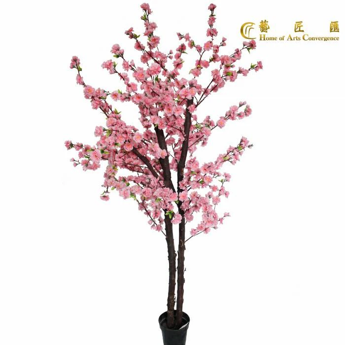 होम कृत्रिम पीच खिलना पेड़