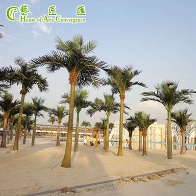 सजावट के लिए कृत्रिम नारियल का पेड़